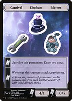 Carnival Elephant Meteor (UNF-007) - common