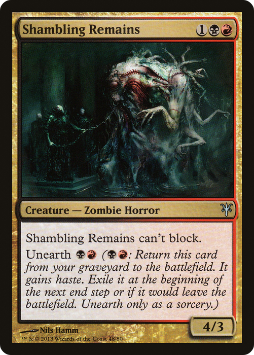 Shambling Remains (DDK-048) - uncommon