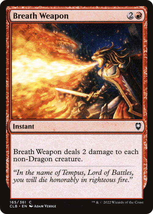 Breath Weapon (CLB-165) - common - Foil