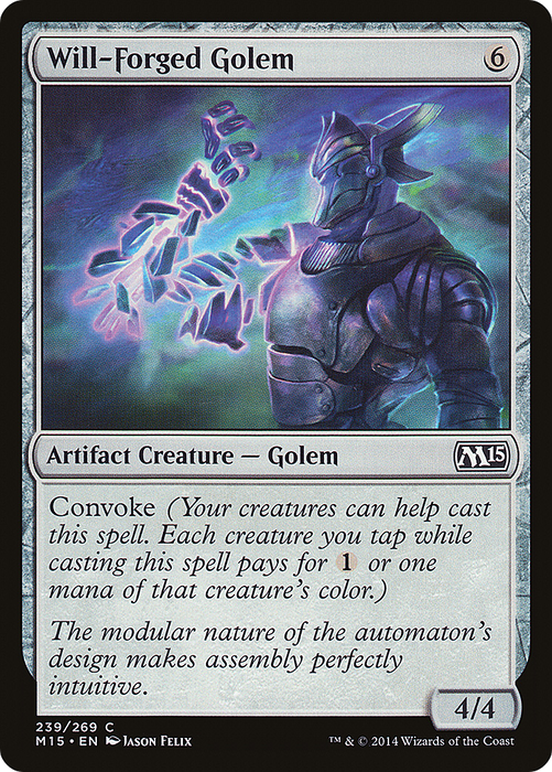 Will-Forged Golem (M15-239) - common - Foil