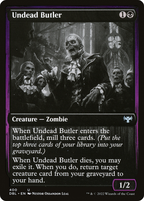 Undead Butler (DBL-400) - uncommon - Foil