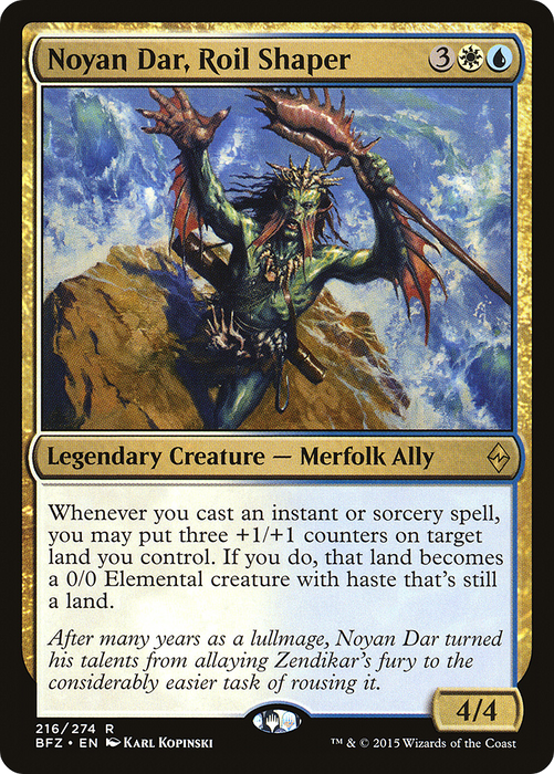 Noyan Dar, Roil Shaper (BFZ-216) - rare