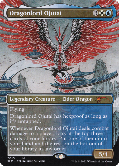 Dragonlord Ojutai (SLC-2015) - mythic (Borderless)