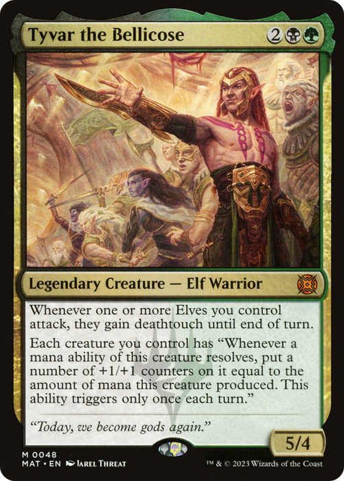 Tyvar the Bellicose (MAT-048) - mythic