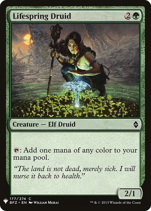 Lifespring Druid (LIST-BFZ-177) - common