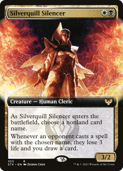 Silverquill Silencer (STX-353) - rare: (Extended Art) - Foil