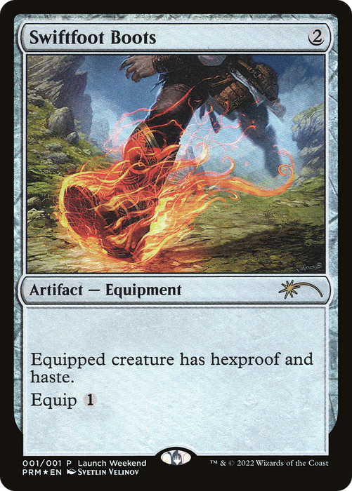 Swiftfoot Boots (WPN-004) - rare - Foil