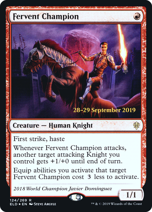 Fervent Champion (PRE-124S) - rare - Foil