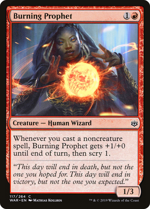 Burning Prophet (WAR-117) - common