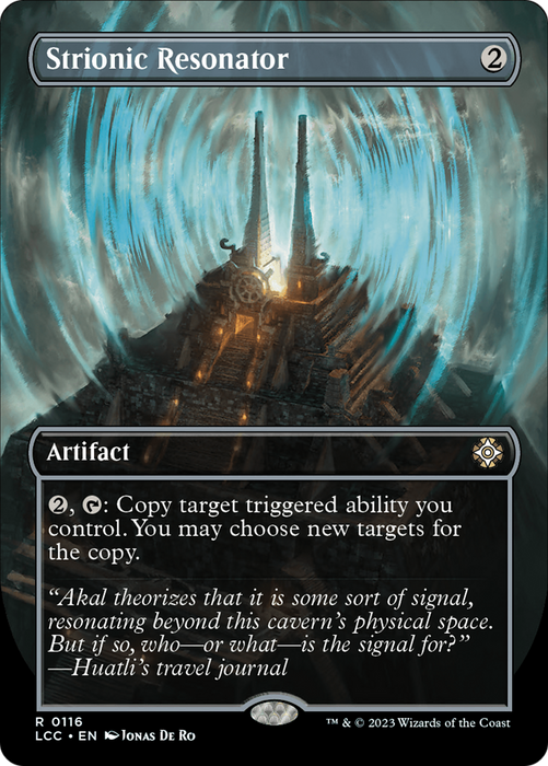 Strionic Resonator (LCC-116) - rare (Borderless) - Foil