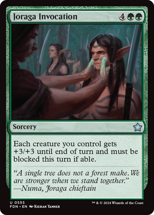 Joraga Invocation (FDN-555) - uncommon