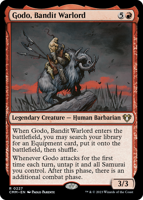 Godo, Bandit Warlord (CMM-227) - rare - Foil