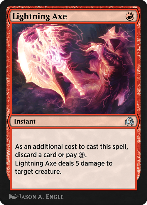 Lightning Axe (SIR-166) - uncommon