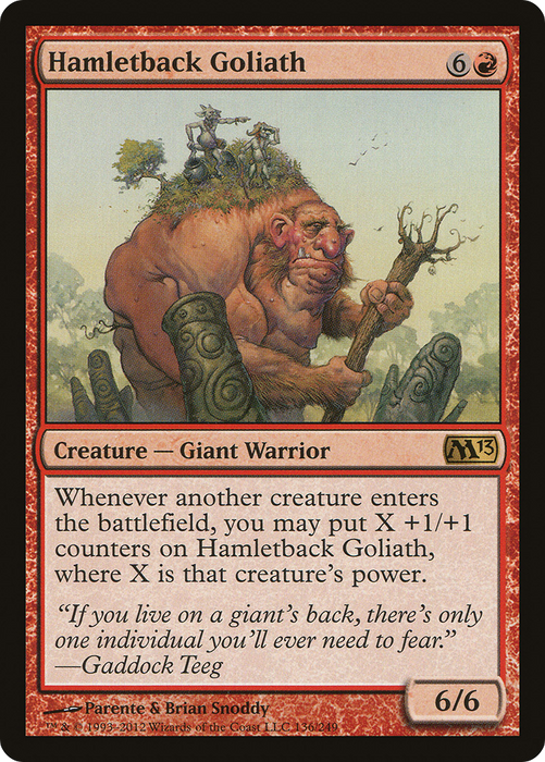 Hamletback Goliath (M13-136) - rare - Foil