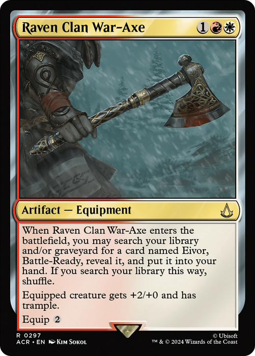 Raven Clan War-Axe (ACR-297) - rare
