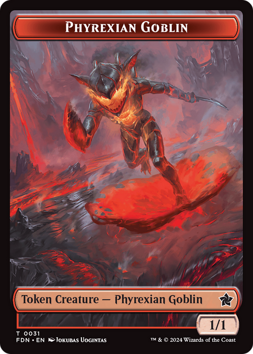 Phyrexian Goblin (TFDN-031) - common - Foil