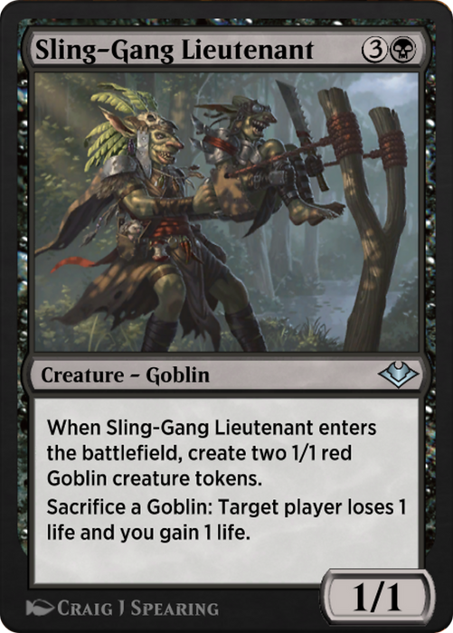 Sling-Gang Lieutenant (J21-386) - uncommon