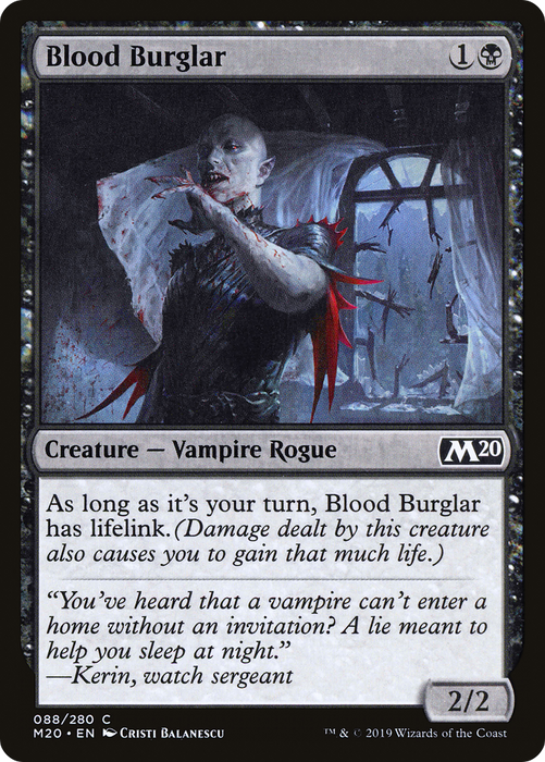 Blood Burglar (M20-088) - common