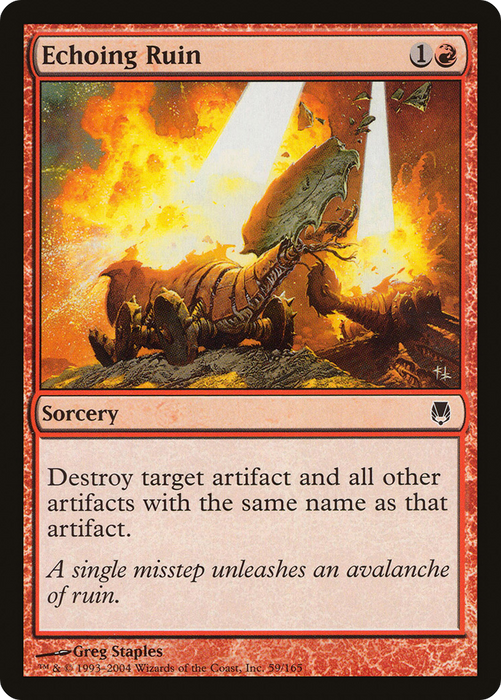 Echoing Ruin (DST-059) - common - Foil