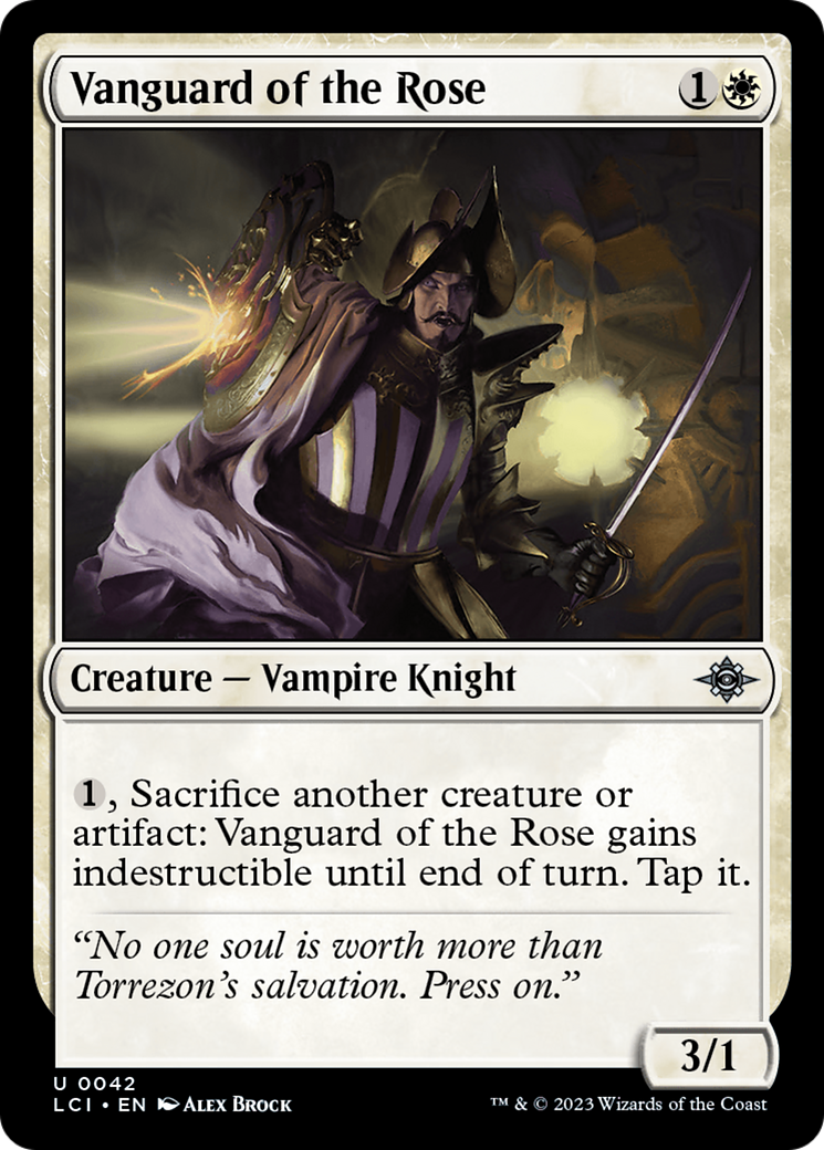Vanguard of the Rose (LCI-042) - uncommon - Foil