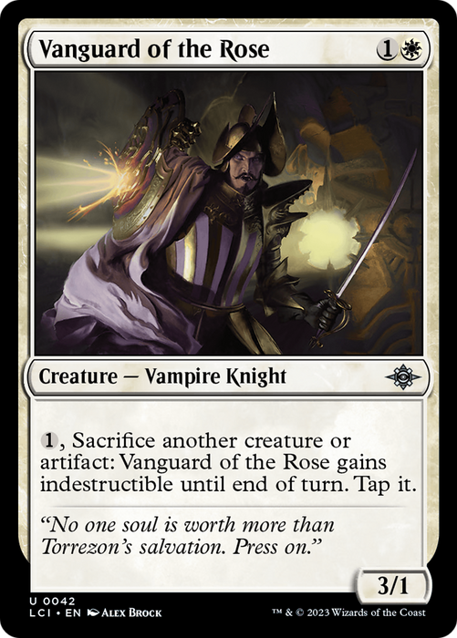 Vanguard of the Rose (LCI-042) - uncommon - Foil