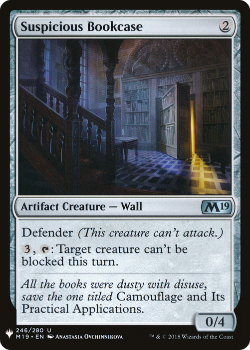 Suspicious Bookcase (LIST-M19-246) - uncommon