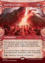 Festival of Embers (BLB-316) - rare: (Showcase) (Borderless)