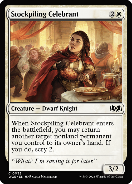 Stockpiling Celebrant (WOE-032) - common - Foil