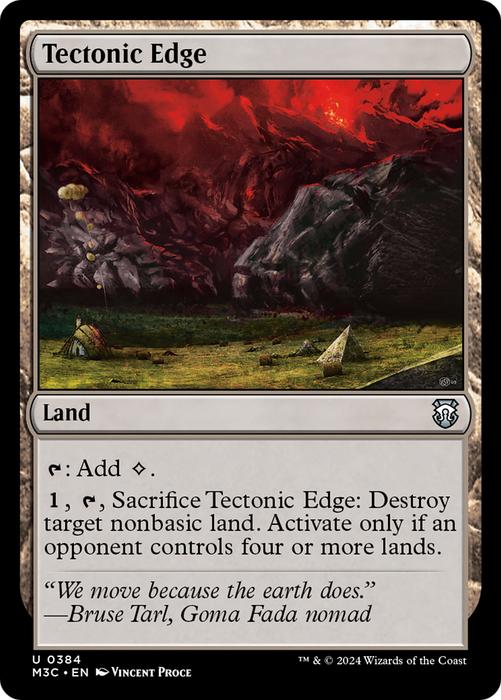 Tectonic Edge (M3C-384) - uncommon