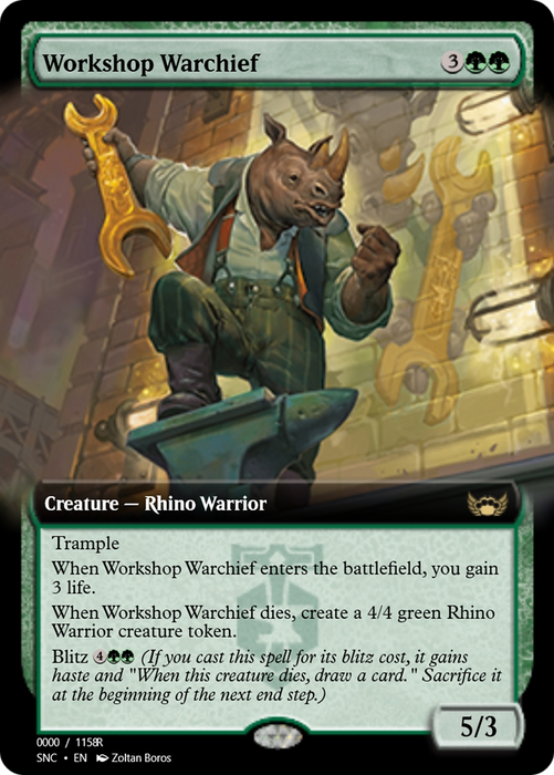 Workshop Warchief (PRM-99715) - rare - Foil