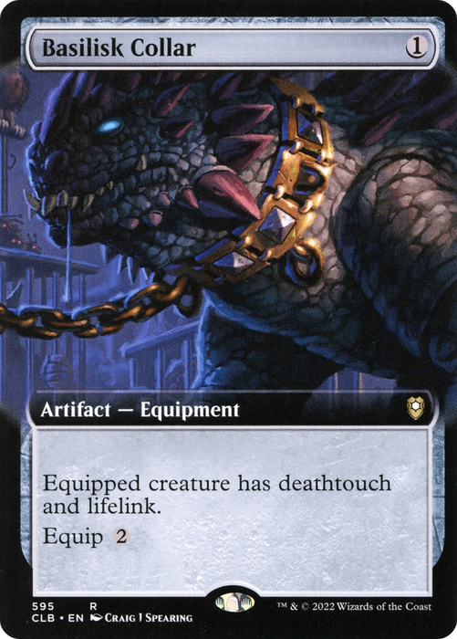 Basilisk Collar (CLB-595) - rare: (Extended Art) - Foil
