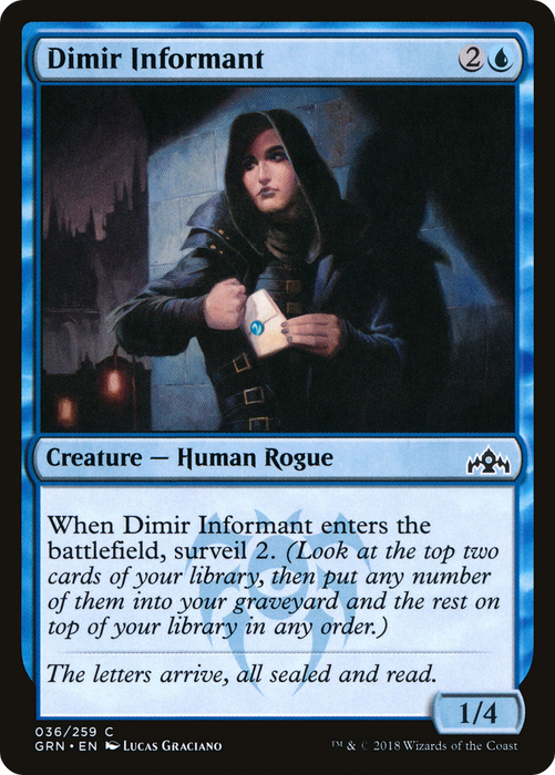 Dimir Informant (GRN-036) - common