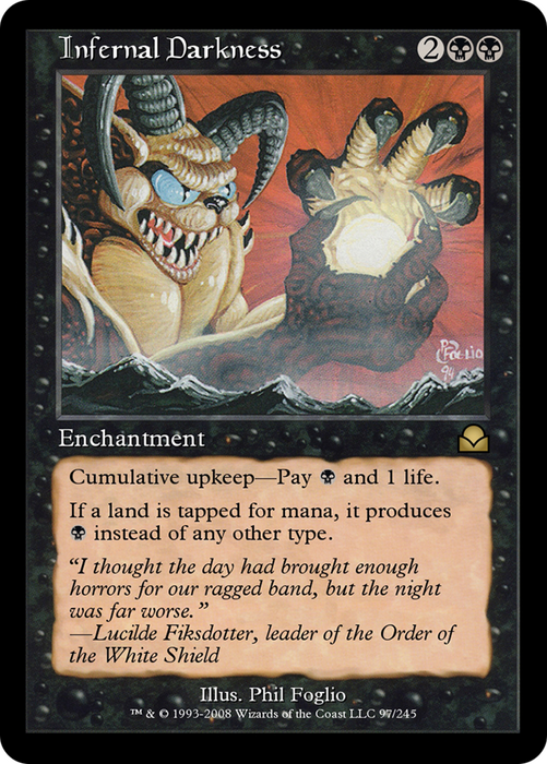 Infernal Darkness (ME2-097) - rare