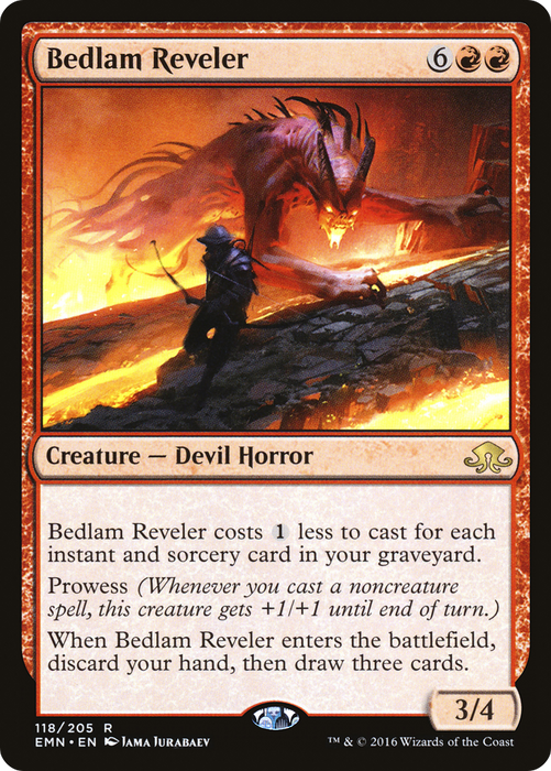 Bedlam Reveler (EMN-118) - rare - Foil