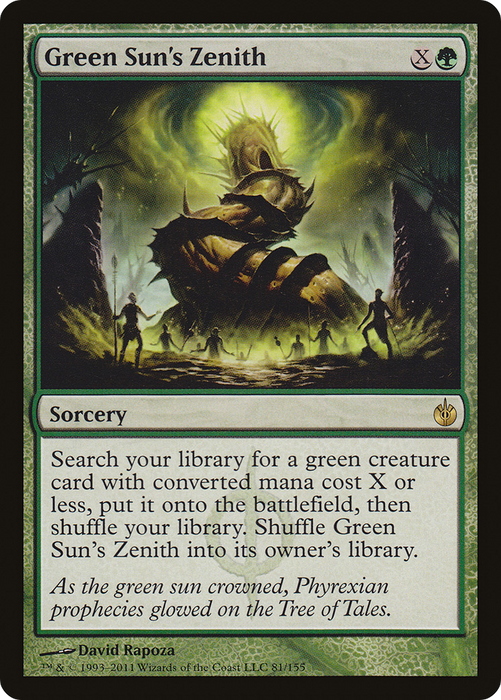 Green Sun's Zenith (MBS-081) - rare - Foil