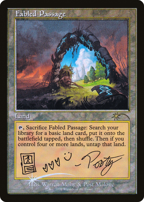 Fabled Passage (SLD-727) - rare - Foil