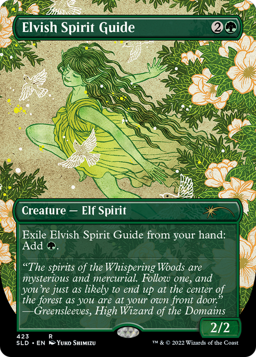 Elvish Spirit Guide (SLD-423) - rare (Borderless) - Foil