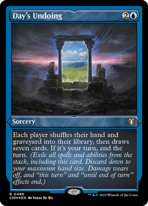 Day's Undoing (CMM-486) - rare - Etched Foil