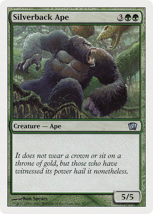 Silverback Ape (8ED-0S7) - uncommon