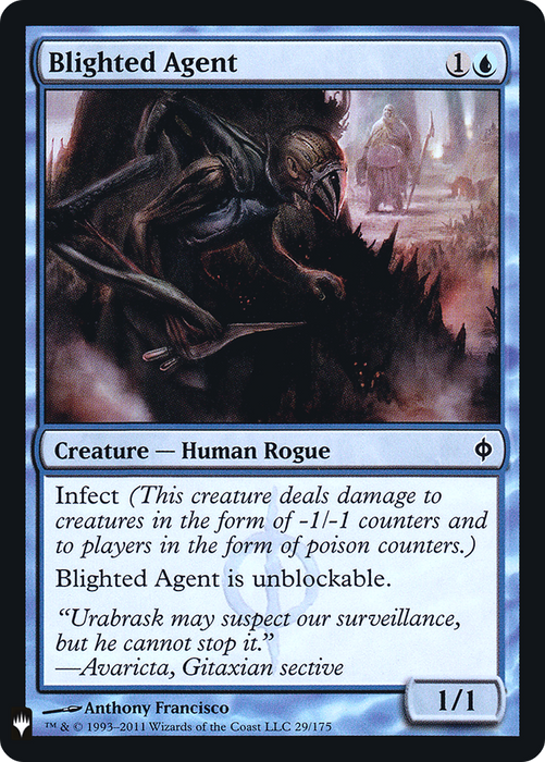 Blighted Agent (LIST-NPH-29) - common - Foil