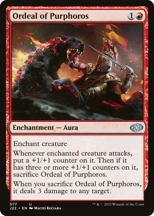 Ordeal of Purphoros (J22-577) - uncommon