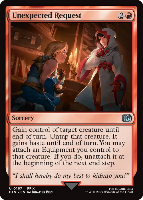 Unexpected Request (FIN-167) - uncommon - Foil