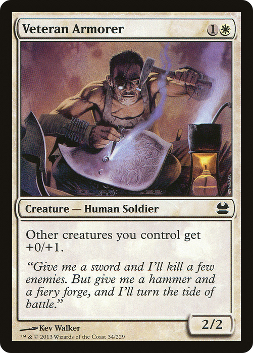 Veteran Armorer (MMA-034) - common - Foil