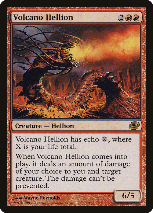 Volcano Hellion (PLC-111) - rare - Foil