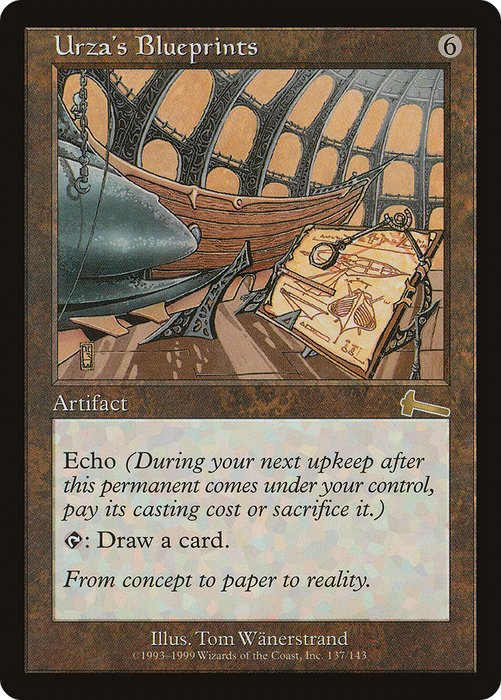 Urza's Blueprints (ULG-137) - rare