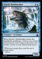 Kiora's Dambreaker (RVR-048) - common - Foil