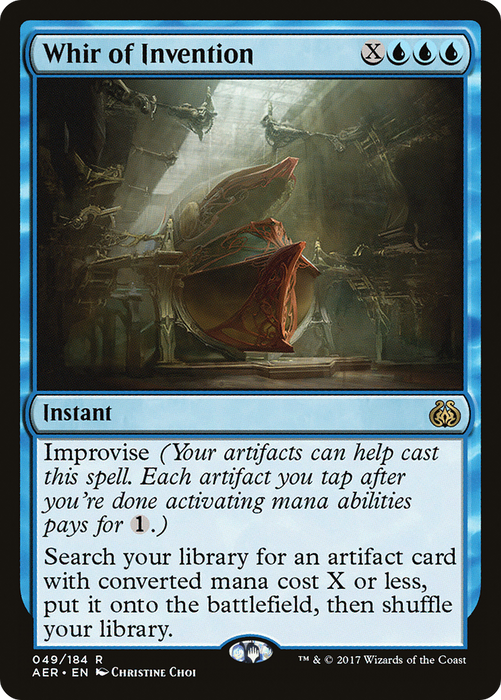 Whir of Invention (AER-049) - rare - Foil