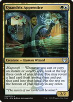Quandrix Apprentice (STX-216) - uncommon