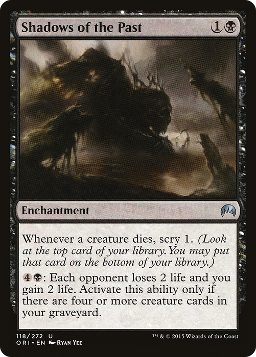 Shadows of the Past (ORI-118) - uncommon - Foil