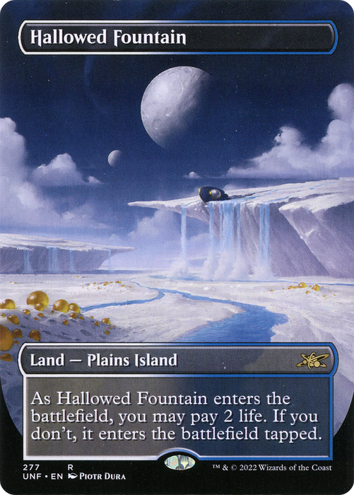 Hallowed Fountain (UNF-277) - rare (Borderless)